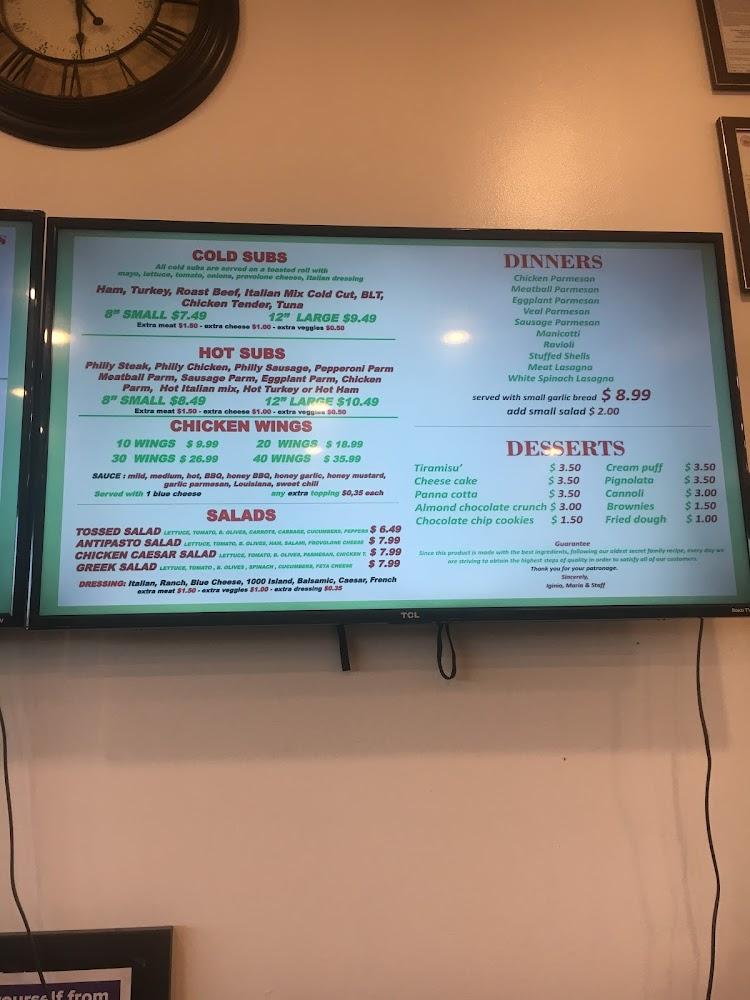 Mamma Maria New York Pizzeria Auburn Menu image 1